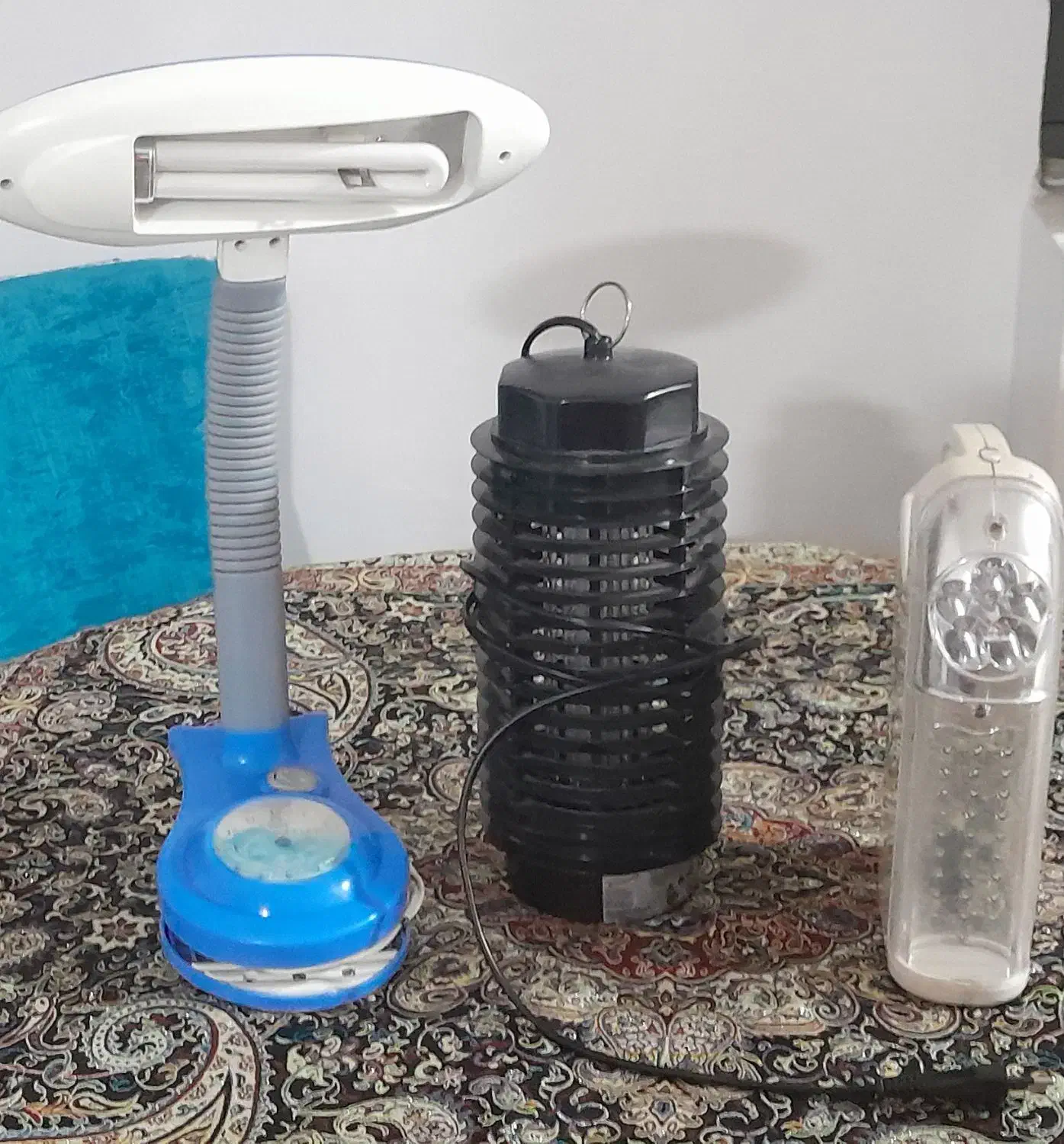 چراغ مطالعه و مگس کش و چراغ دوکاره|لامپ و چراغ|مهاباد (آذربایجان غربی), |دیوار