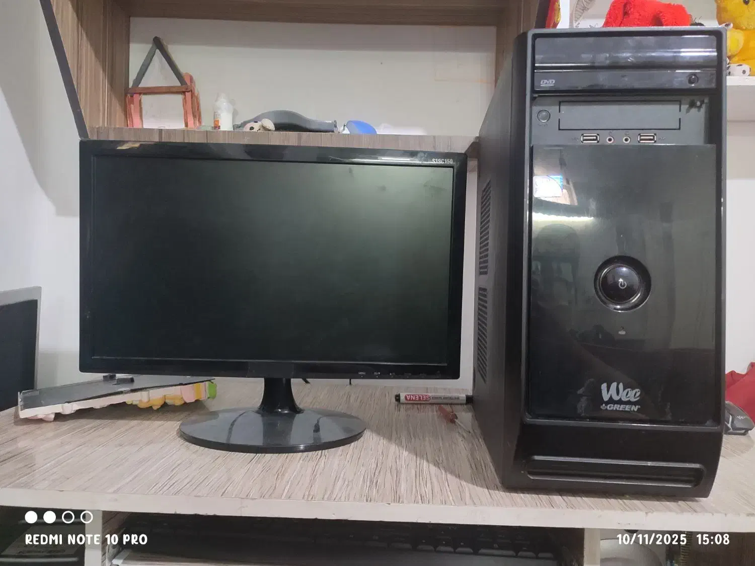 کامپیوتر با مانیتور|رایانه رومیزی|ابهر, |دیوار