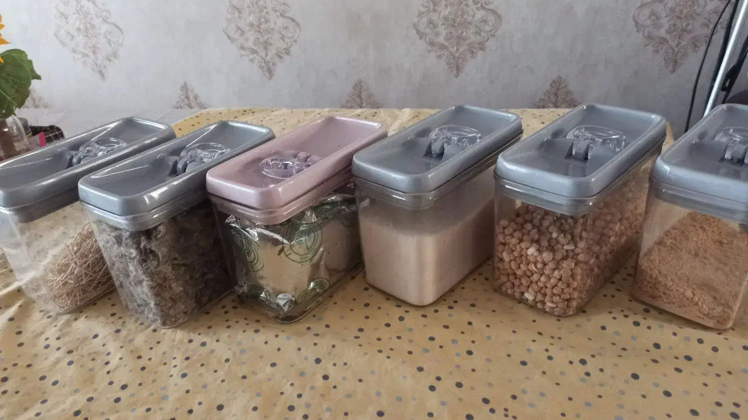 بانکه های نگهداری حبوبات و تنقلات|ظروف نگهدارنده، پلاستیکی، یکبارمصرف|همدان, |دیوار