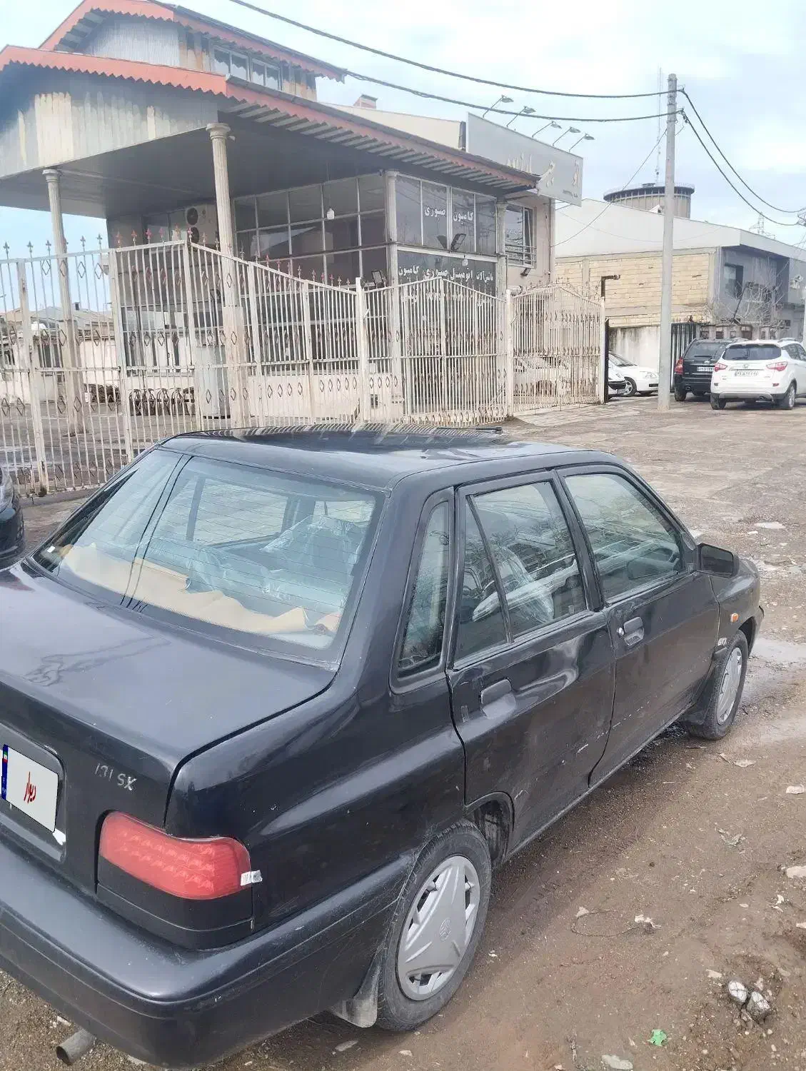 پراید 84 مشکی|خودرو سواری و وانت|رشت, فلسطین|دیوار