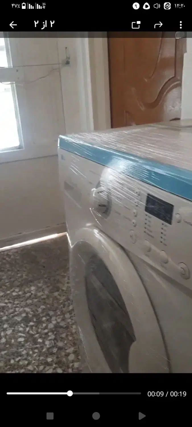 لباسشویی خشک کن سالم|ماشین لباسشویی و خشککن لباس|قم, چهل درخت|دیوار