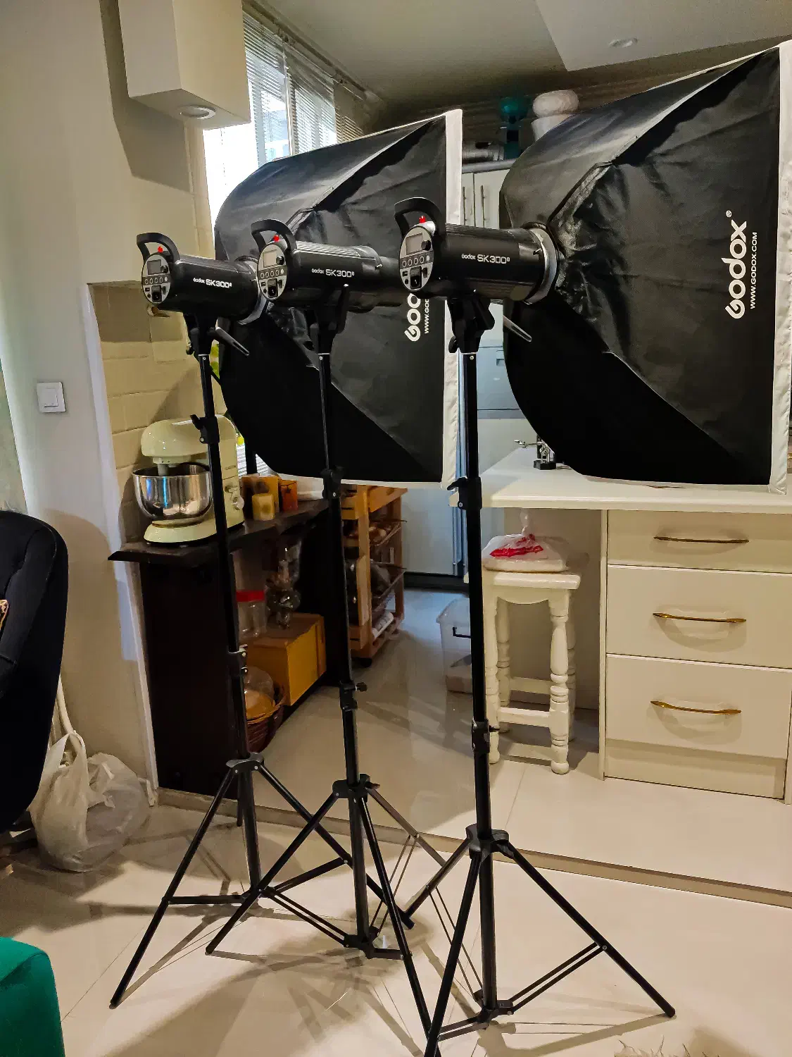 تجهیزات کامل نور فلاش سافت باکس و ... GODOX|دوربین عکاسی و فیلمبرداری|تهران, تهرانپارس غربی|دیوار