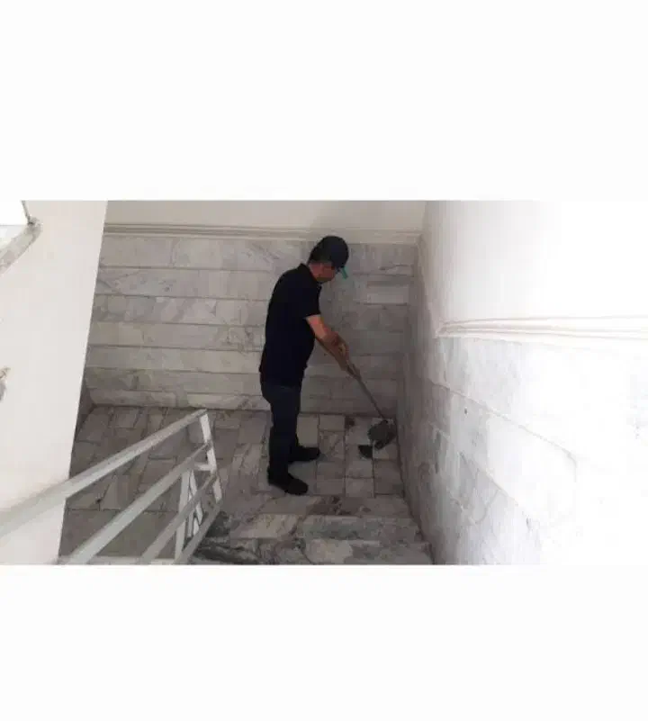 نظافت راه پله ساختمان|خدمات نظافت|اراک, |دیوار