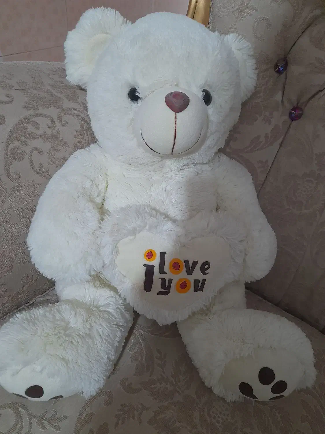 خرس شیری رنگ|اسباببازی بچه|بروجرد, |دیوار