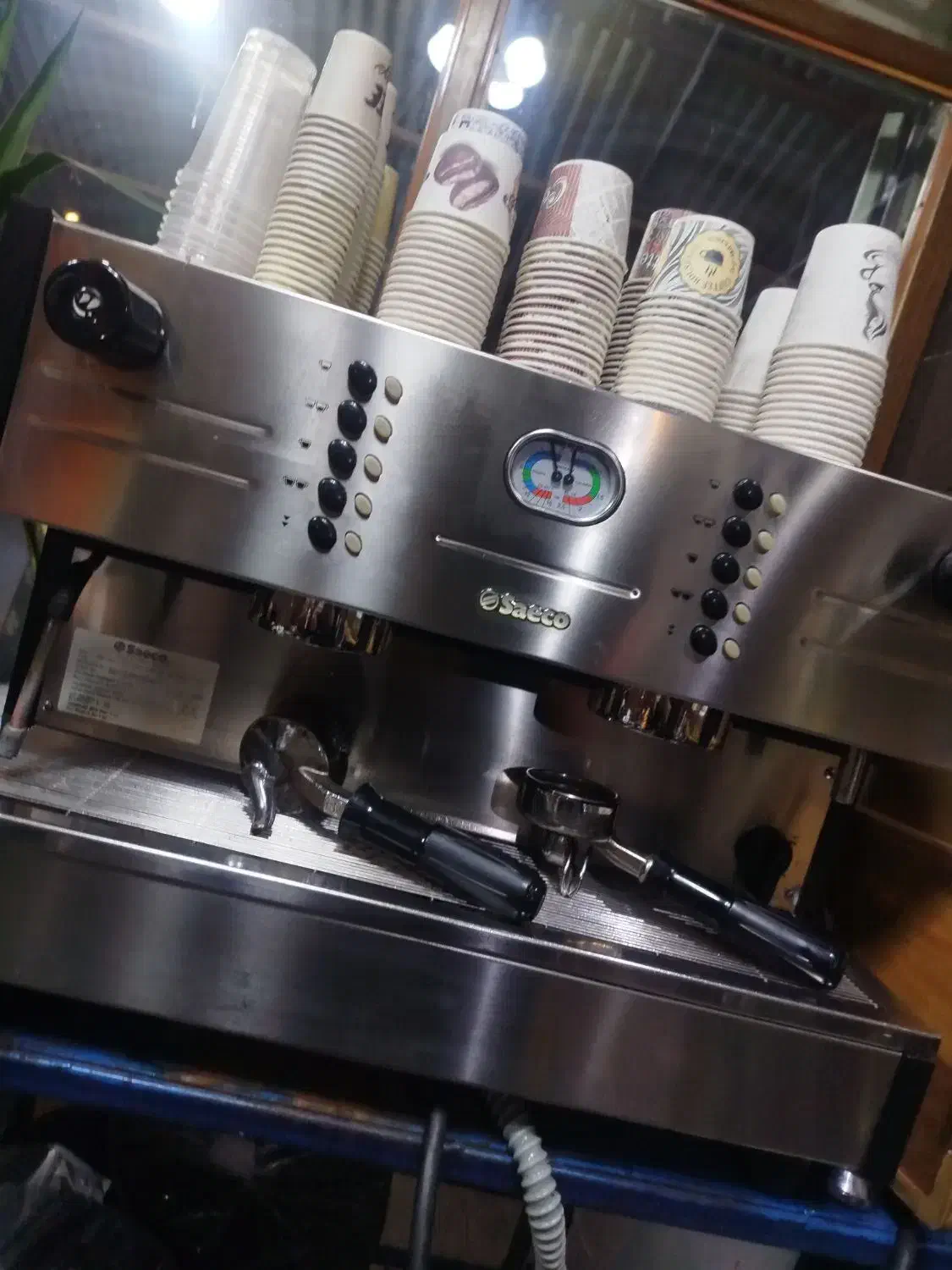 دستگاه قهوه صنعتی نیمه اتومات|سماور، چای‌ساز، قهوه‌ساز|دهدشت, |دیوار