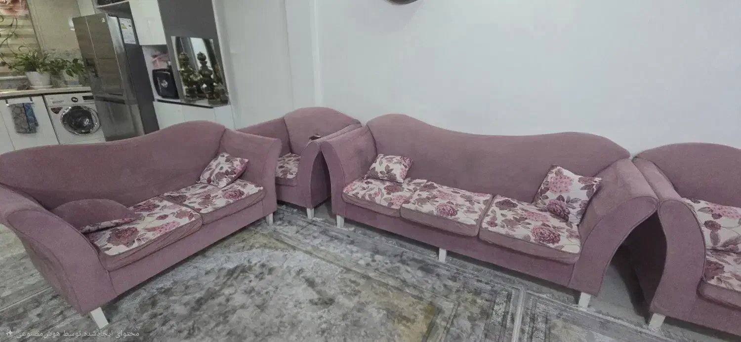 فروش سرویس مبل راحتی ۱۰ نفره|مبلمان خانگی و میز عسلی|تهران, والفجر (افسریه)|دیوار