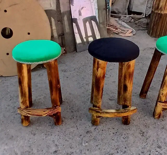 پاف های چوبی سنتی پاف صندلی|صندلی و نیمکت|رباط‌کریم, رباط‌کریم|دیوار