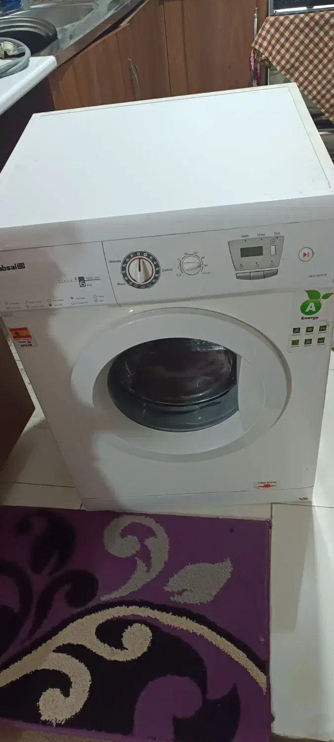 ماشین لباسشویی تمام اتوماتیک ۶کیلویی آبسال|ماشین لباسشویی و خشککن لباس|تبریز, |دیوار