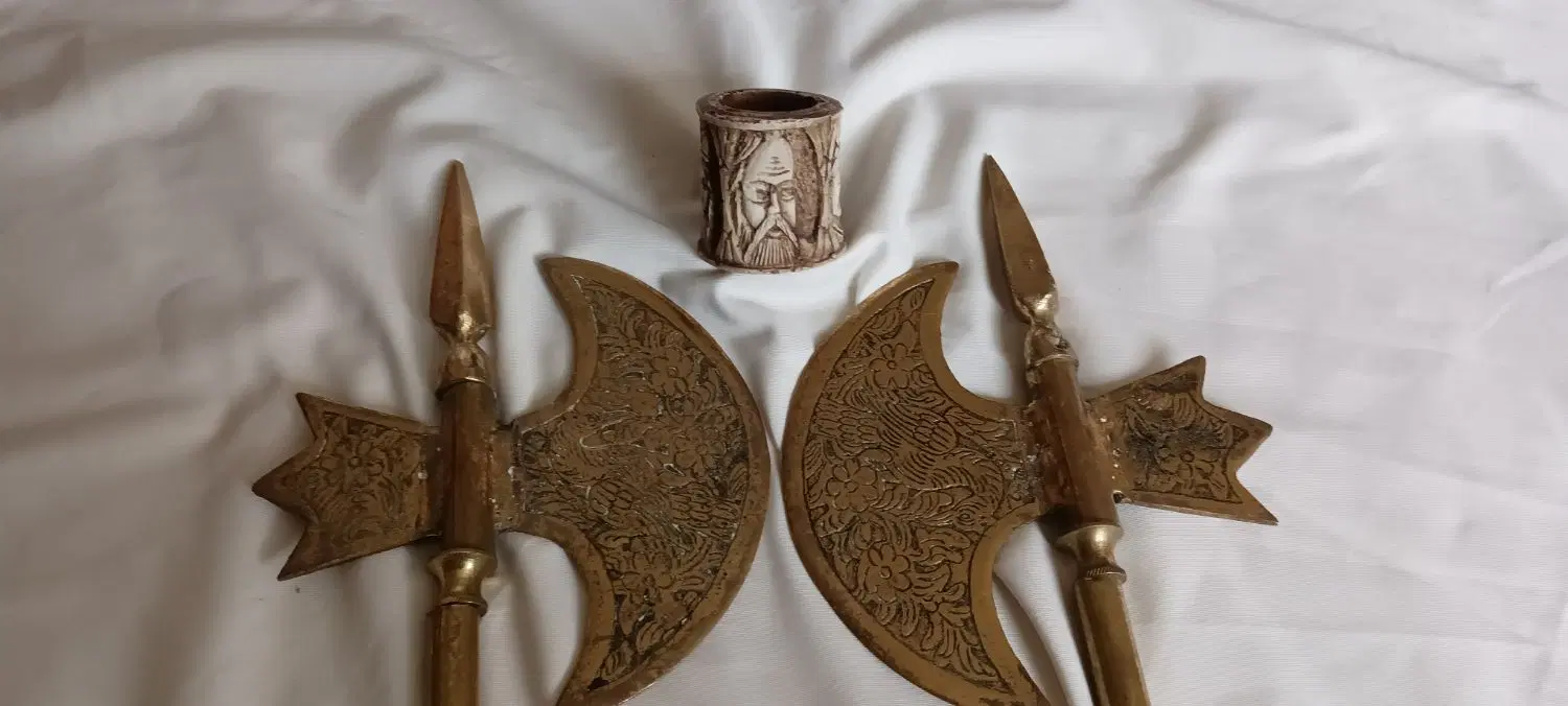 شمشیر ذوالفقار و تبر و کشکول ،،|کلکسیون اشیاء عتیقه|تهران, امین حضور|دیوار