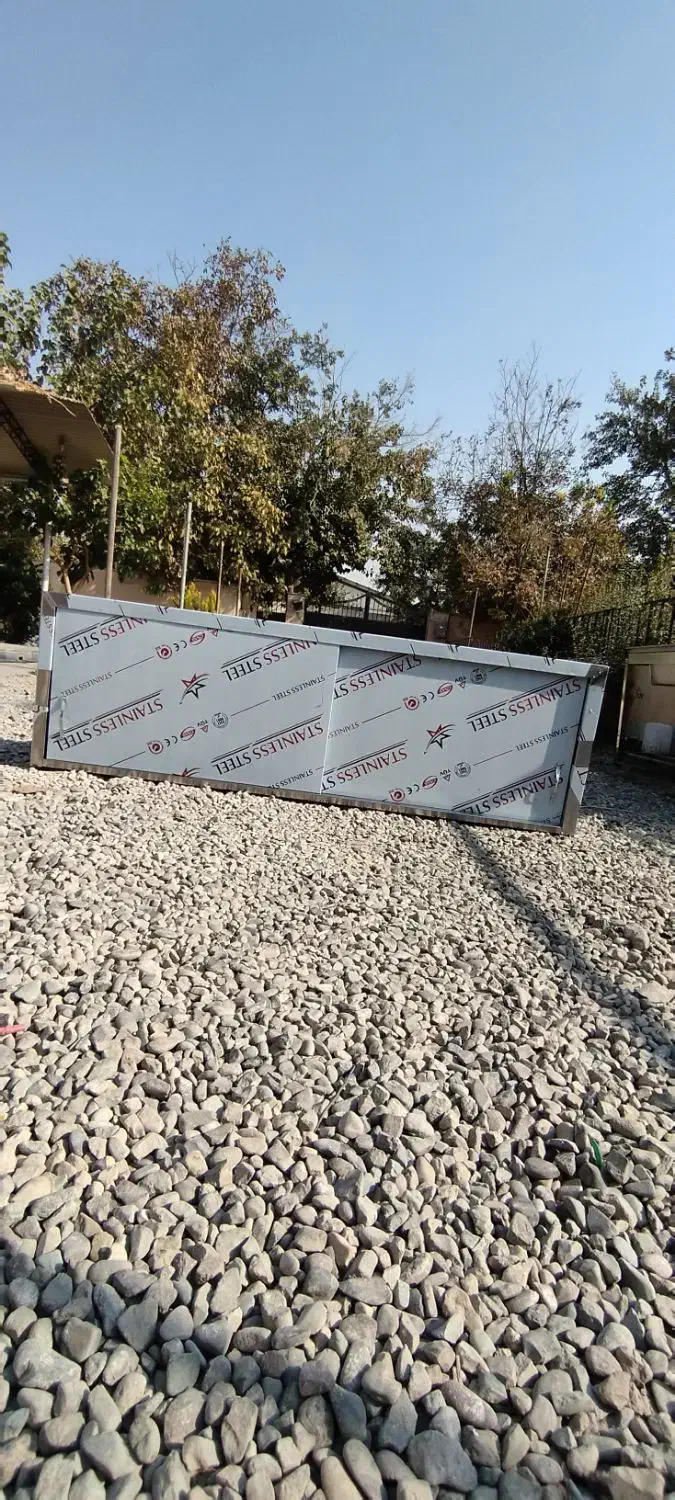 میزکار استیل سینک وان ترولی جاسیخی کابینت|فروشگاه و مغازه|شاهدشهر, |دیوار