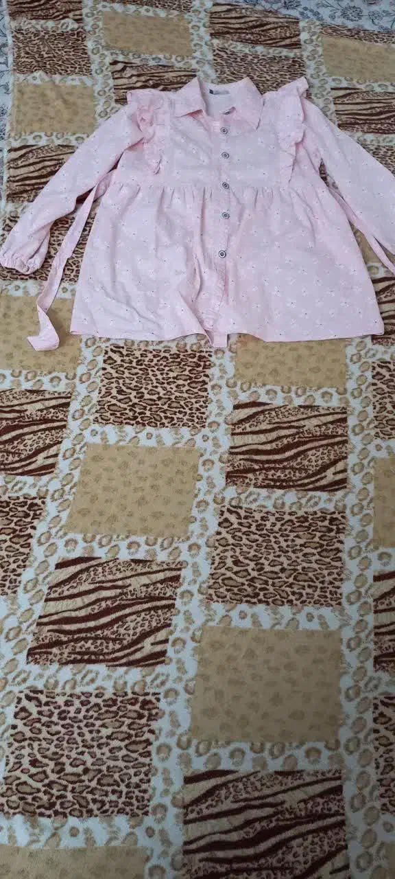 لباس کاپشن پافر شلوار دخترانه|کفش و لباس بچه|تهران, ائمه اطهار|دیوار