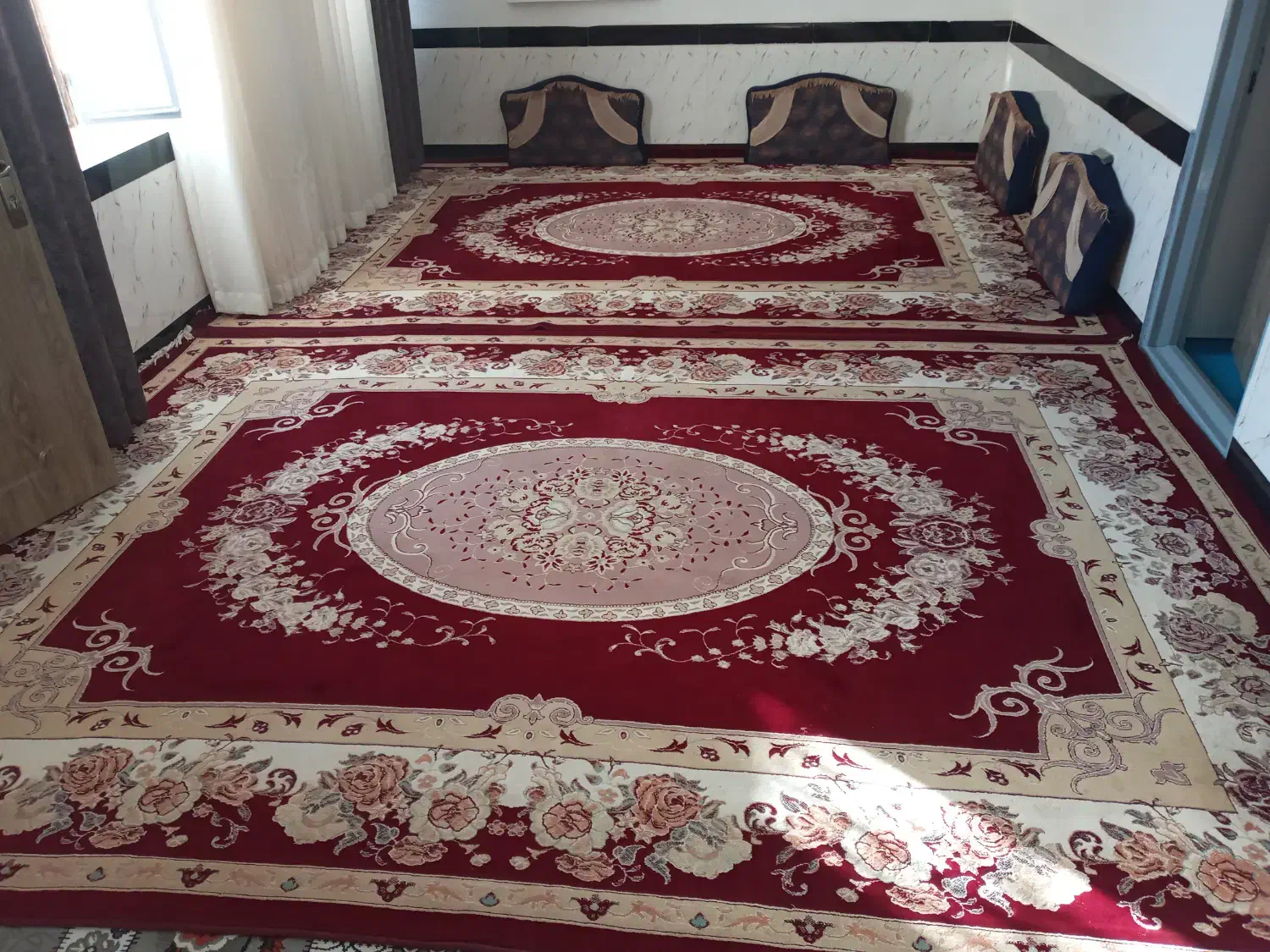 سلام فرش سالم نو نو هرکس خواست درخدمتم...|فرش|تربت جام, جامرود|دیوار