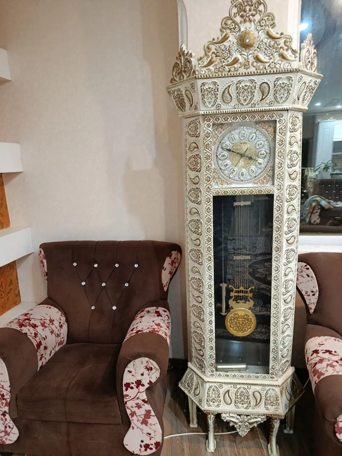 ساعت ایستاده سلطنتی|ساعت دیواری و تزئینی|لنگرود, |دیوار