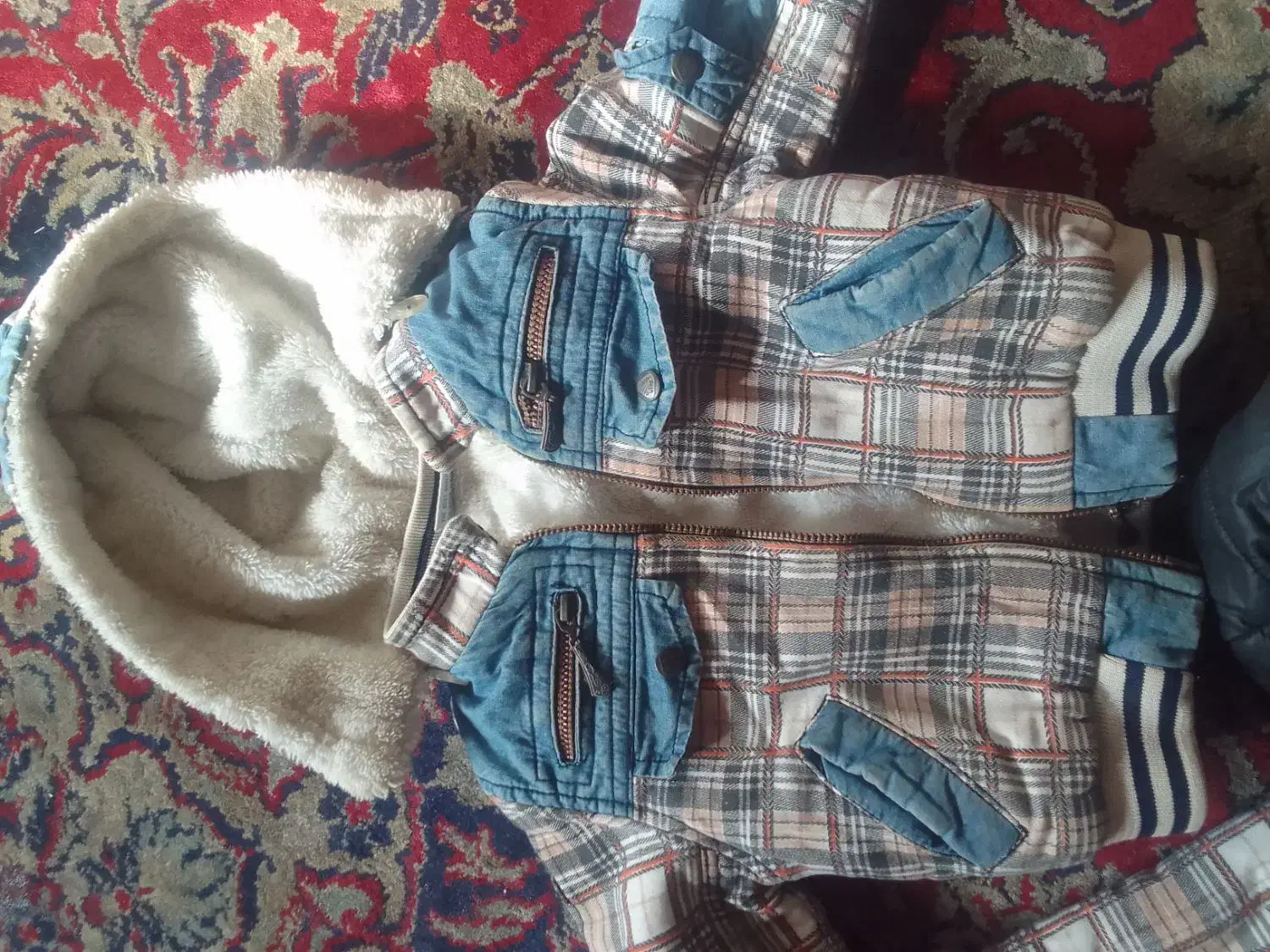 کاپشن بچگانه|کفش و لباس بچه|سیرجان, |دیوار