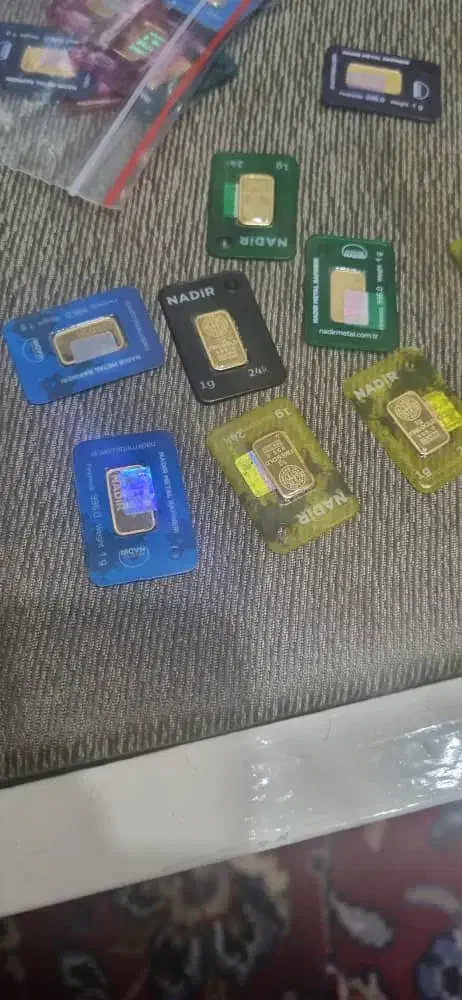 شمش های یک و دو و پنج گرمی 24 عیار|جواهرات|تهران, اختیاریه|دیوار