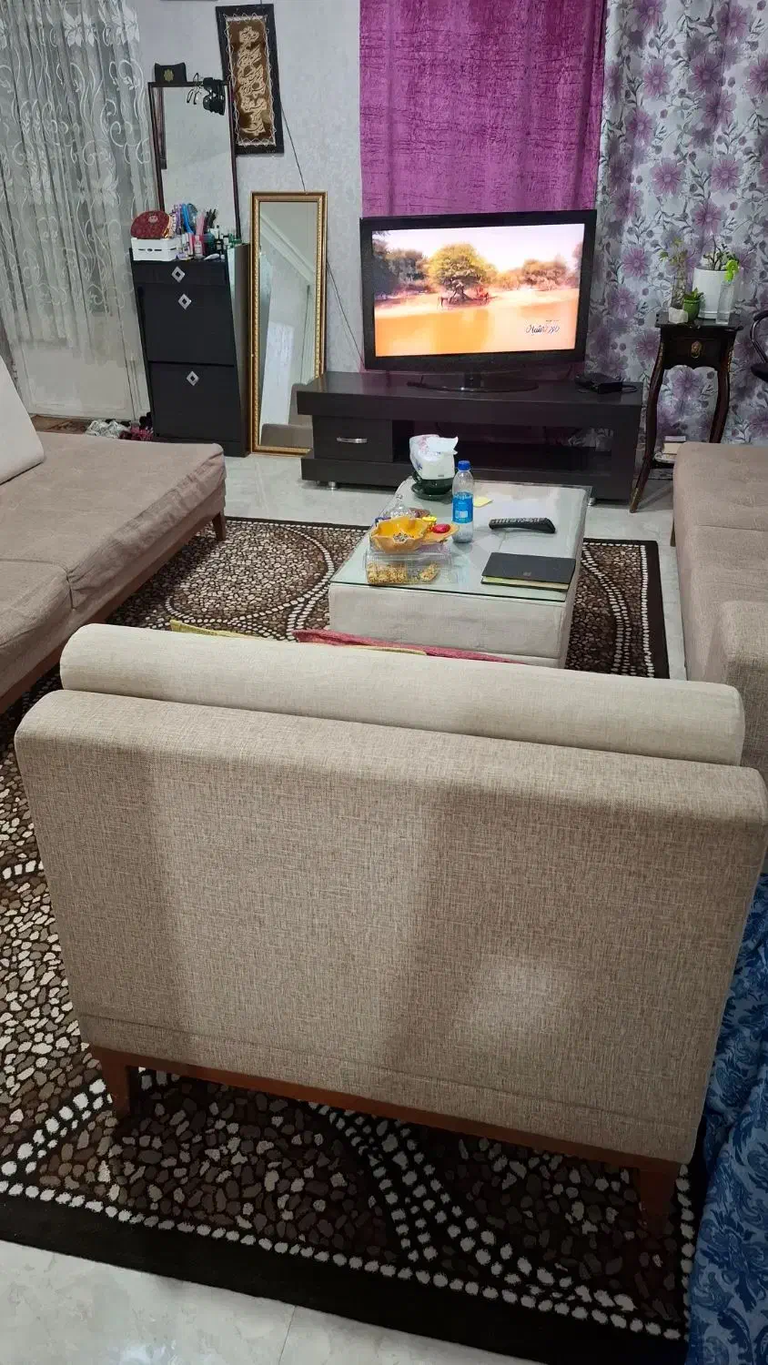 مبل ال تی وی 9 نفره|مبلمان خانگی و میز عسلی|تهران, فرحزاد|دیوار