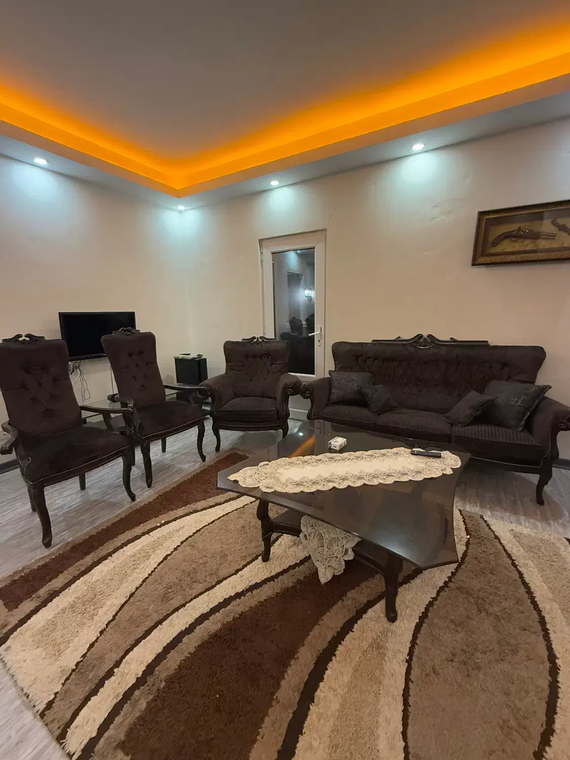 مبلمان با میزناهاخوری ۸نفره|مبلمان خانگی و میز عسلی|هشتگرد, تهران دشت|دیوار