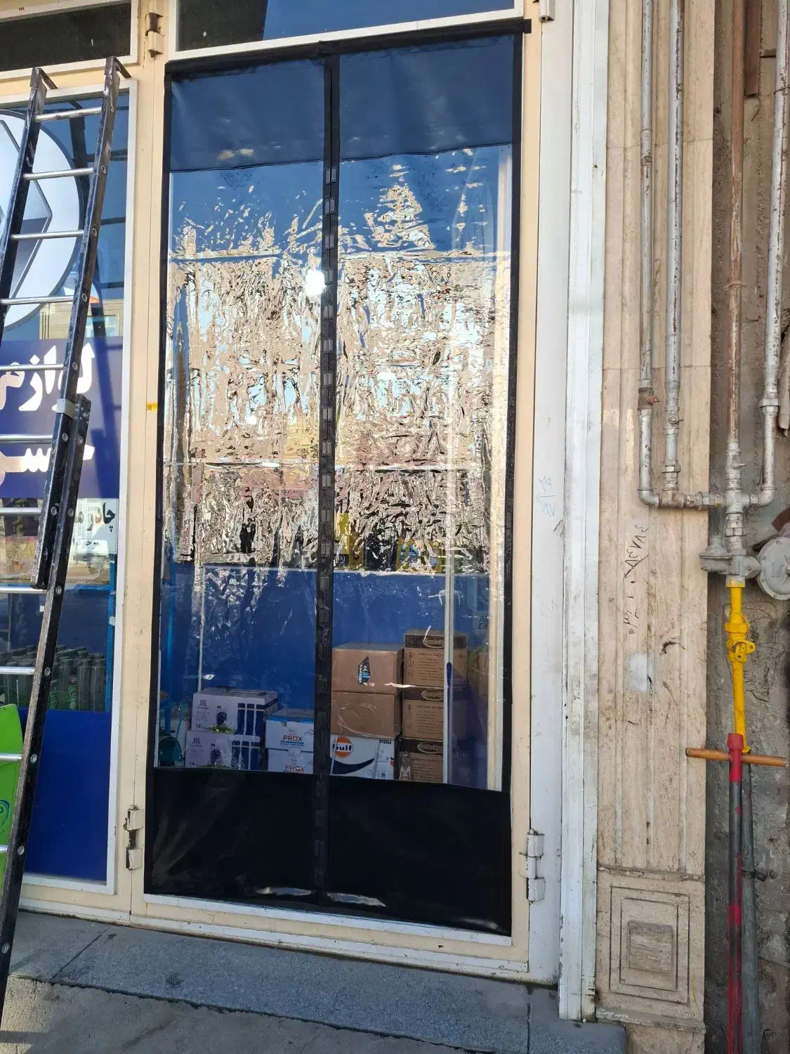 پرده طلقی مغناطیسی|فروشگاه و مغازه|مهاباد (آذربایجان غربی), |دیوار