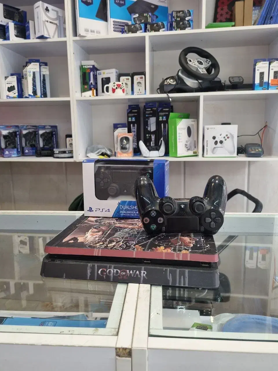 ps4 slim کپی خور ورژن 9 دو دسته|کنسول، بازی ویدئویی و آنلاین|گنبد کاووس, |دیوار