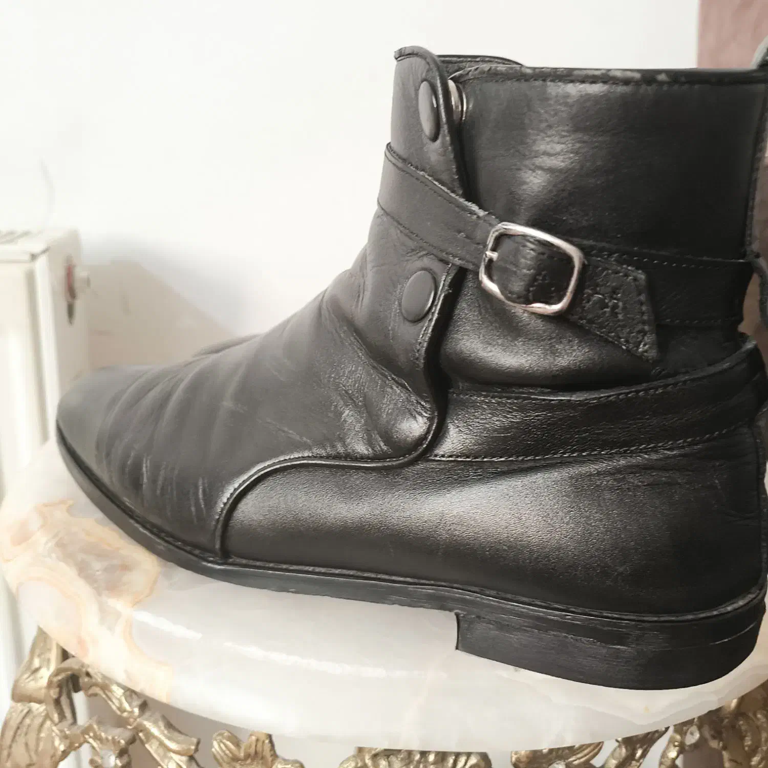 نیم بوت چرم اصل|کیف، کفش، کمربند|سراب, |دیوار