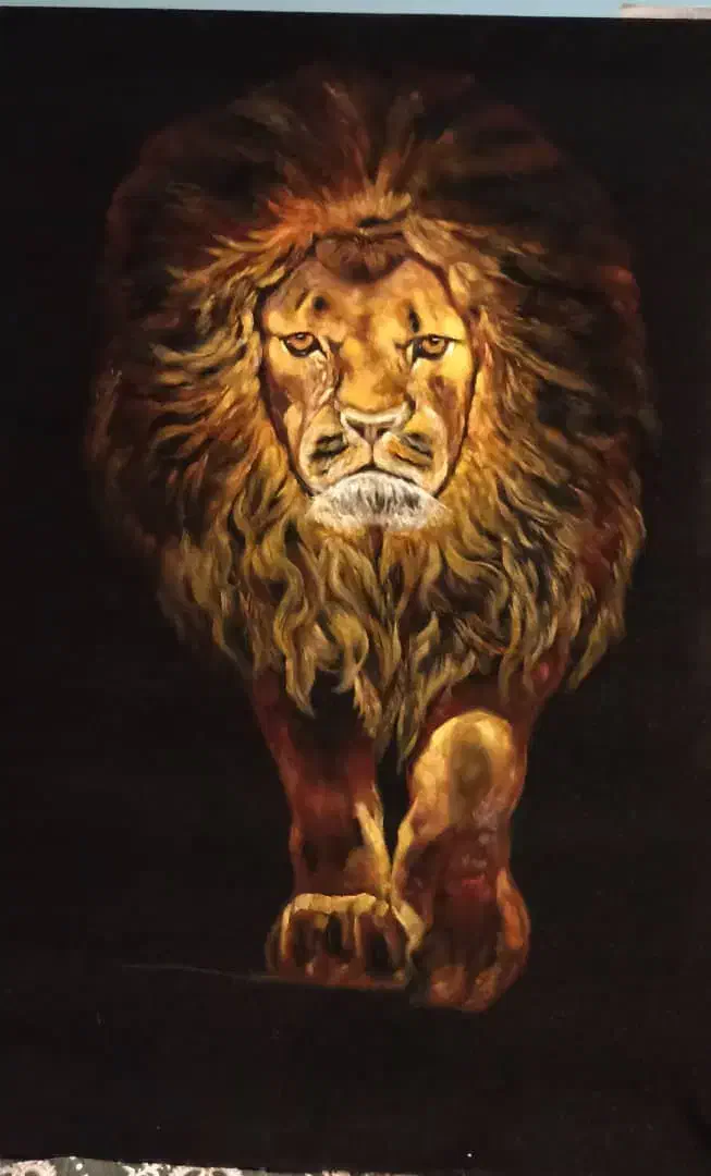 تابلو نقاشی رو پارچه مخمل و روی بوم|تابلو، نقاشی، عکس|پردیس, فاز ۸|دیوار