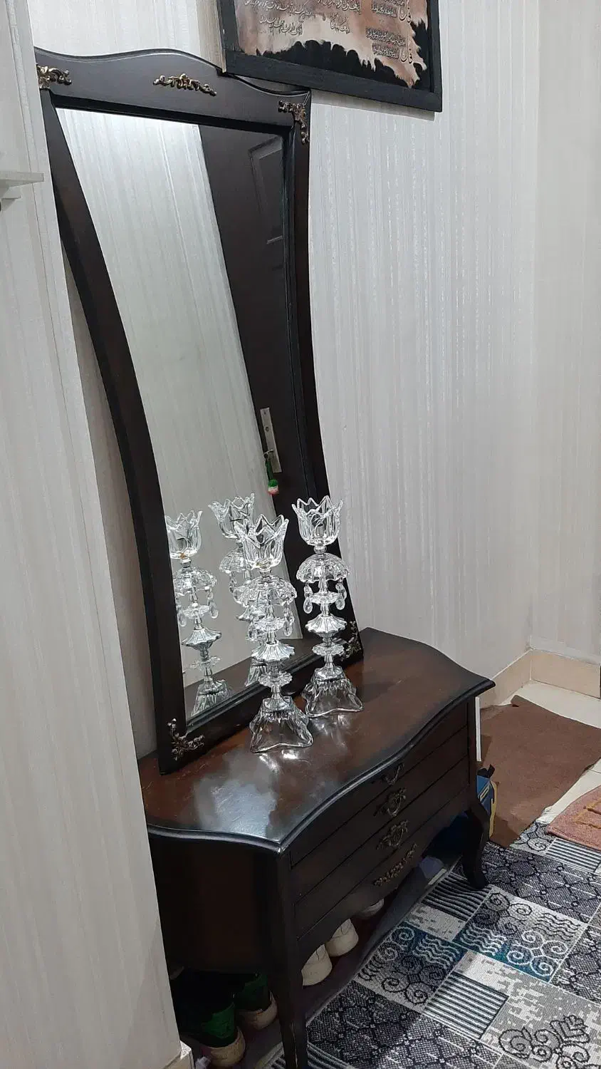 میز و آینه|بوفه، ویترین، کنسول|رشت, پیرکلاچای|دیوار