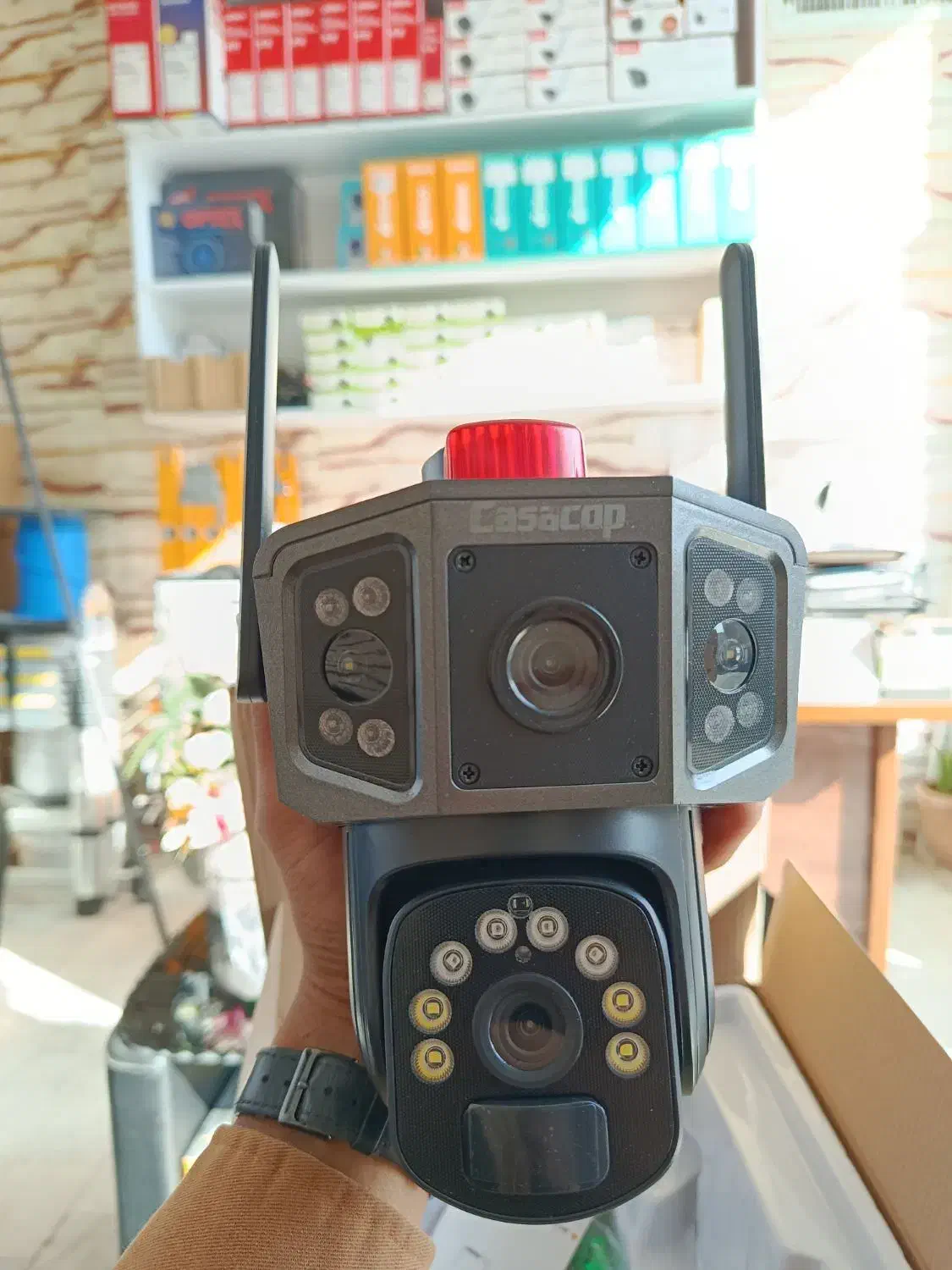 دوربین سیمکارتی خورشیدی (بدون نیاز به برق)|دوربین مداربسته|کاشان, گبرها|دیوار