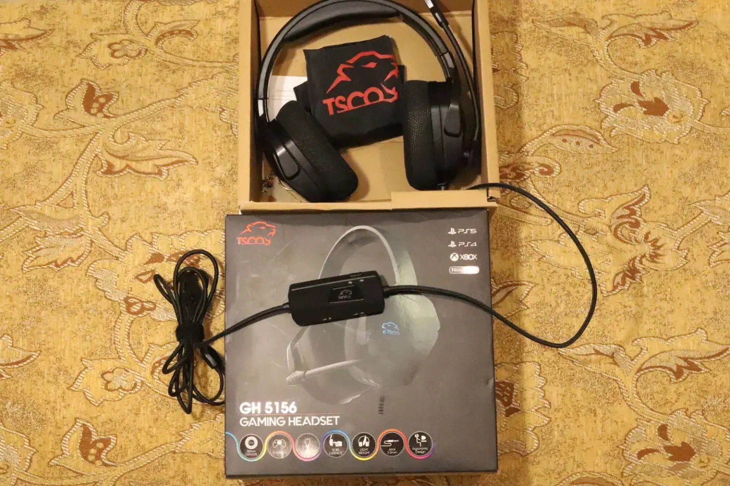 هدست گیمینگ تسکو مدل GH 5156|قطعات و لوازم جانبی رایانه|خرم‌آباد, |دیوار