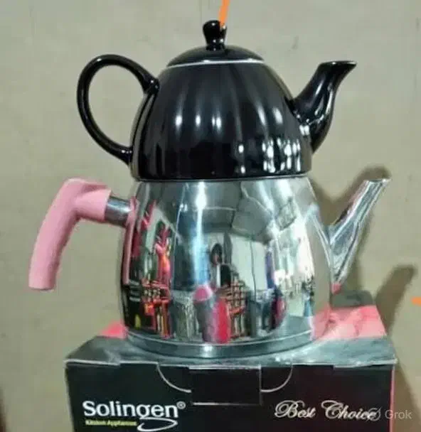 کتری قوری استیل زولینگن|قوری، کتری، قهوهساز دستی|کرج, فاز ۳ مهرشهر|دیوار