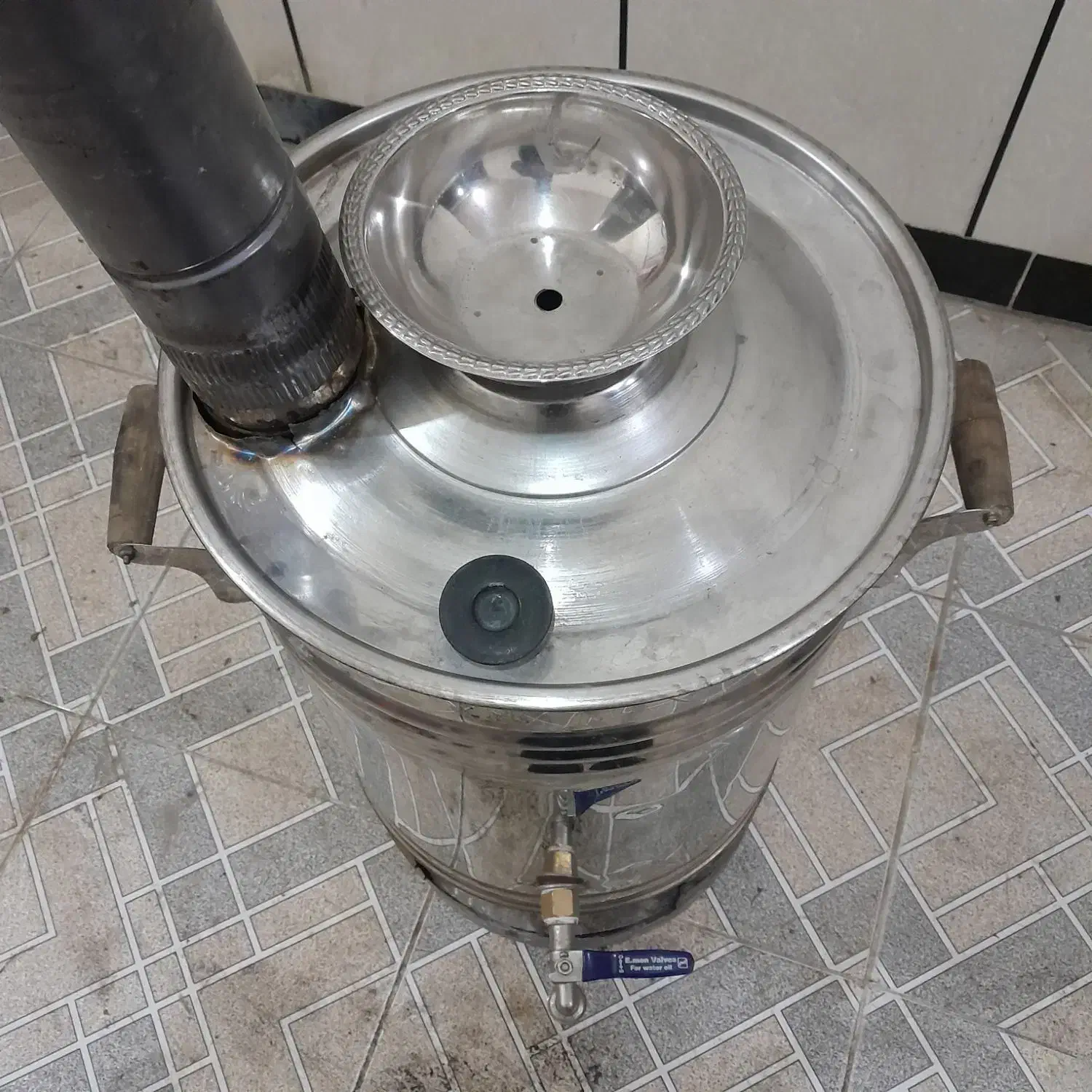 سماور بزرگ هیزمی|سماور، چای‌ساز، قهوه‌ساز|بانه, |دیوار