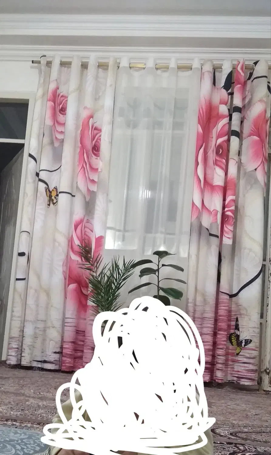 پرده|پرده، رانر، رومیزی|ابهر, |دیوار