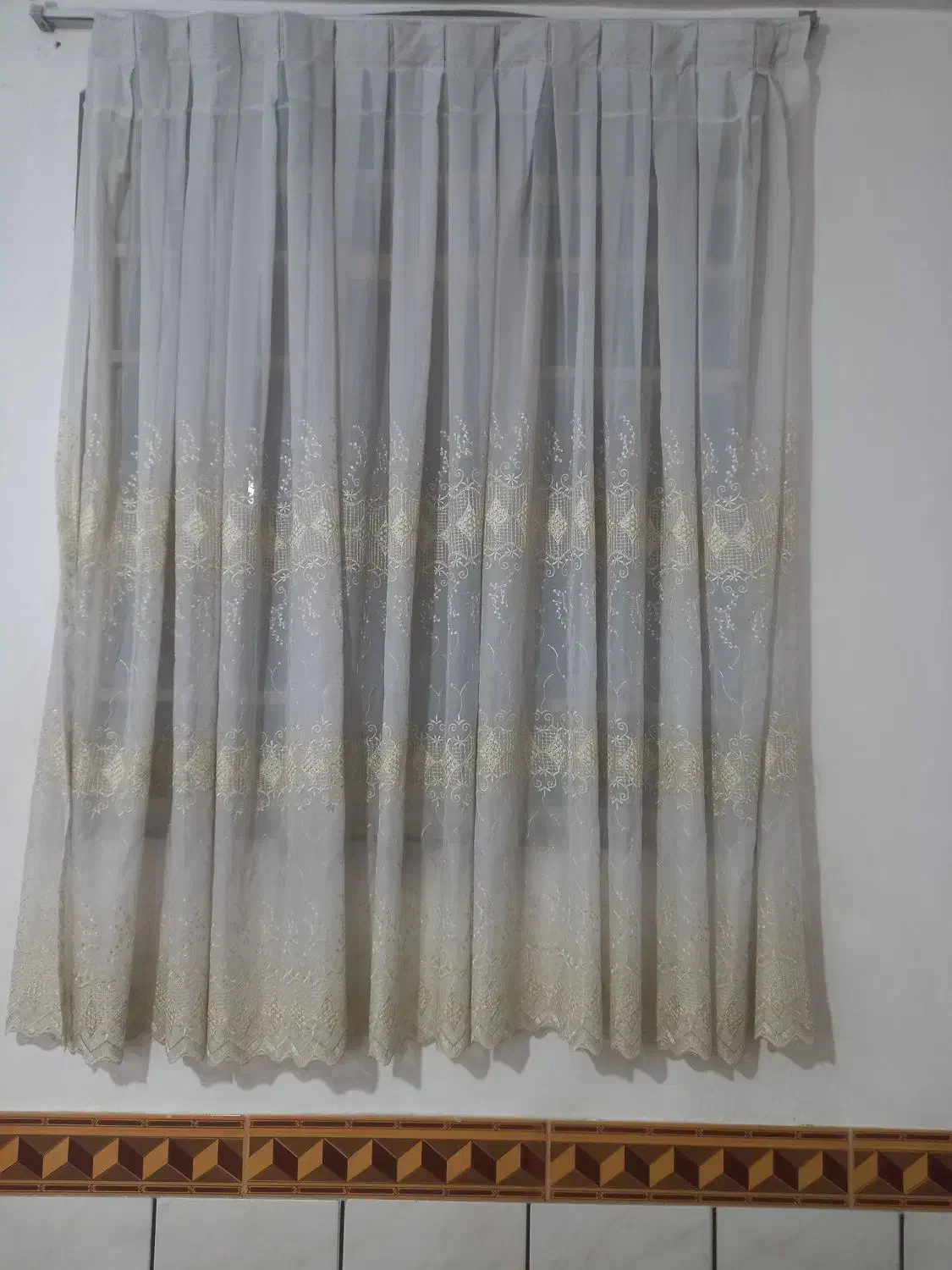 پرده حریر|پرده، رانر، رومیزی|خرم‌آباد, |دیوار