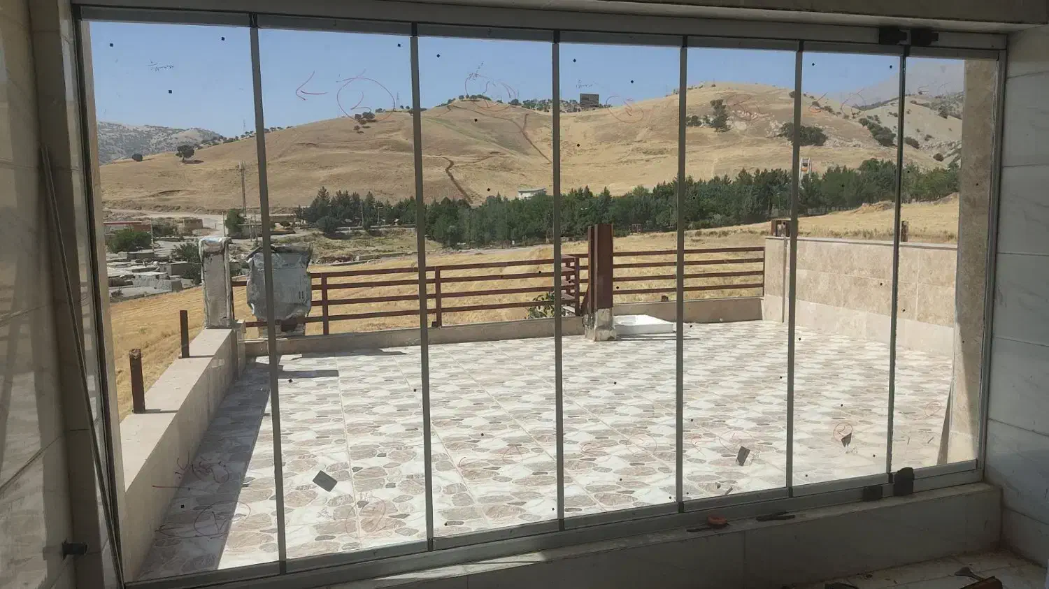 شیشه/جام بالکنی/ریل تاشو مدل 7لت کد 1007|خدمات پیشه و مهارت|کرمانشاه, |دیوار