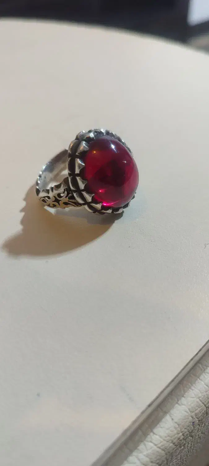 انگشتر نقره یاقوت اصل افغان|بدلیجات|کرمان, |دیوار