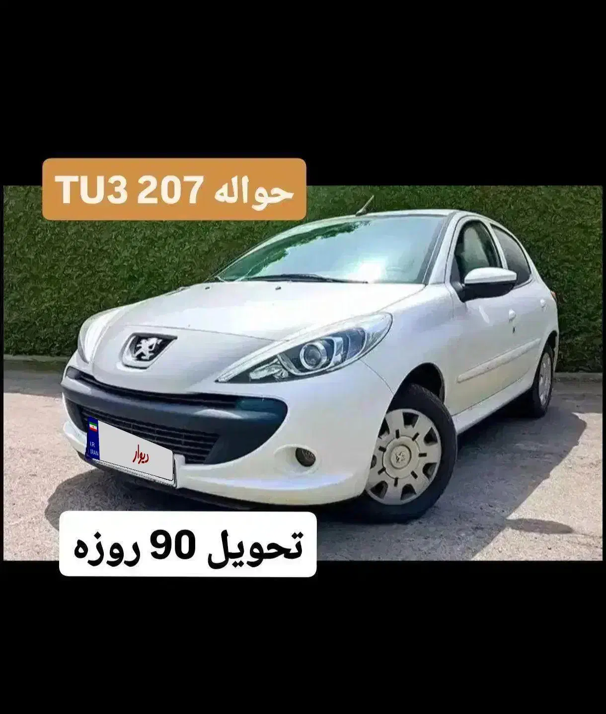 حواله 207 موتور TU3 تحویل 90 روزه|خودرو سواری و وانت|کرمان, |دیوار