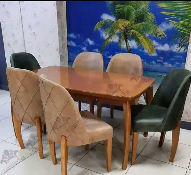 ۸۹نهار خوری ۴نفره و۶نفره تعداد دست مشتری مهرگان|میز و صندلی غذاخوری|صدرا-فارس, فاز ۱|دیوار