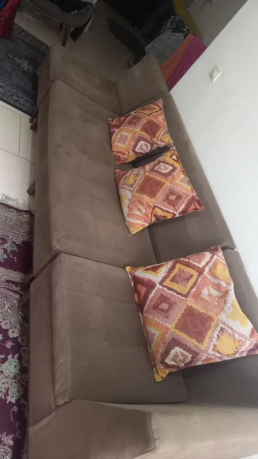 دو دست مبل مبل ال پنج نفره و طرح چستر|مبلمان خانگی و میز عسلی|تهران, کرمان|دیوار