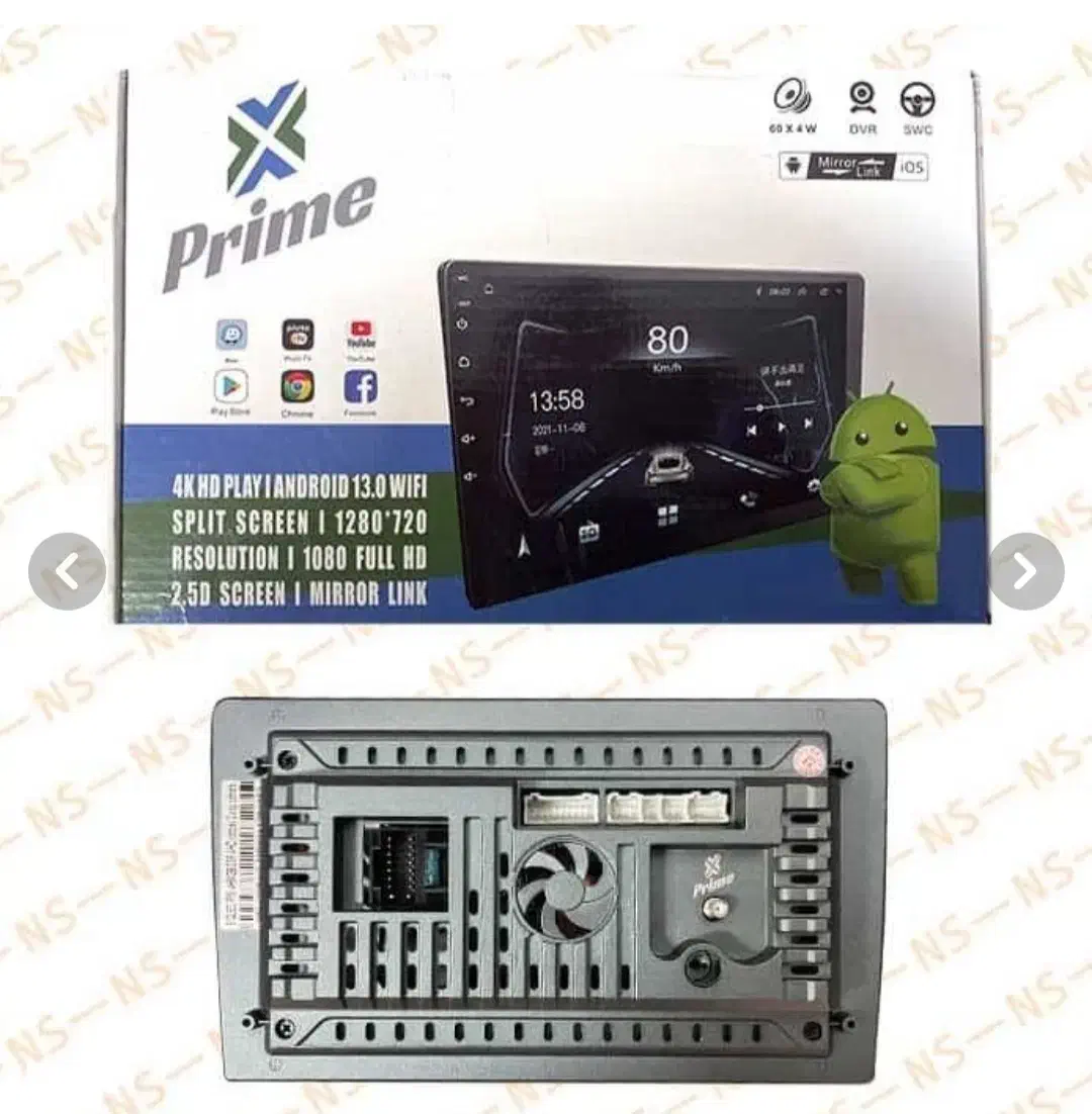 مانیتور اندروید ۹ اینچ 4/64 پرایم مناسب خودرو|قطعات یدکی و لوازم جانبی|لامرد, |دیوار