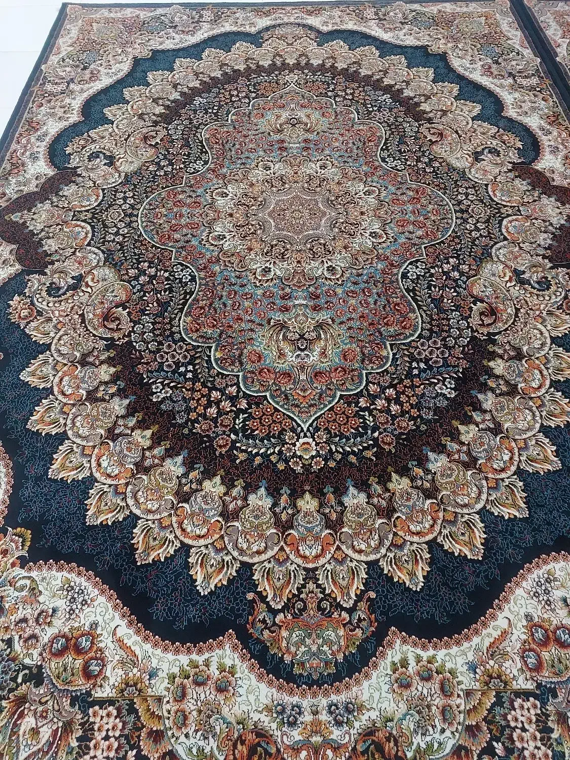 فرش ۹ متری ارکیده سرمه ای|فرش|نظرآباد, رسالت|دیوار