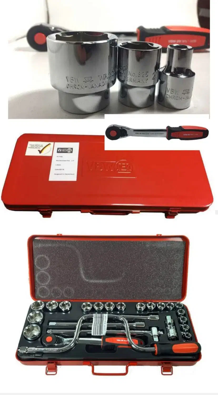 جعبه بکس ۲۴ پارچه حرفه ایVBWمدل585DE کمپانی آلمان|ابزارآلات|شیراز, چوگیاه|دیوار