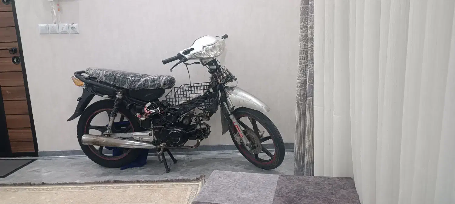 موتور لاکی ۹۱ پلاک ملی|موتورسیکلت|اهواز, کیانشهر|دیوار