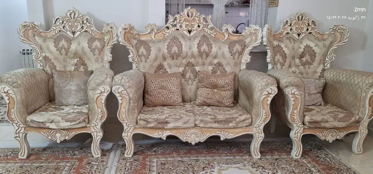 مبل همراه جلو مبلی|مبلمان خانگی و میز عسلی|تهران, تهرانسر شمالی|دیوار