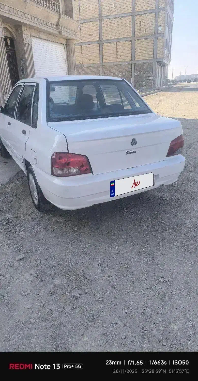 پراید 132مدل89سفید|خودرو سواری و وانت|رباط‌کریم, رباط‌کریم|دیوار