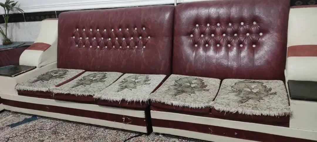 مبل چرم|مبلمان خانگی و میز عسلی|بندر کنگان, |دیوار
