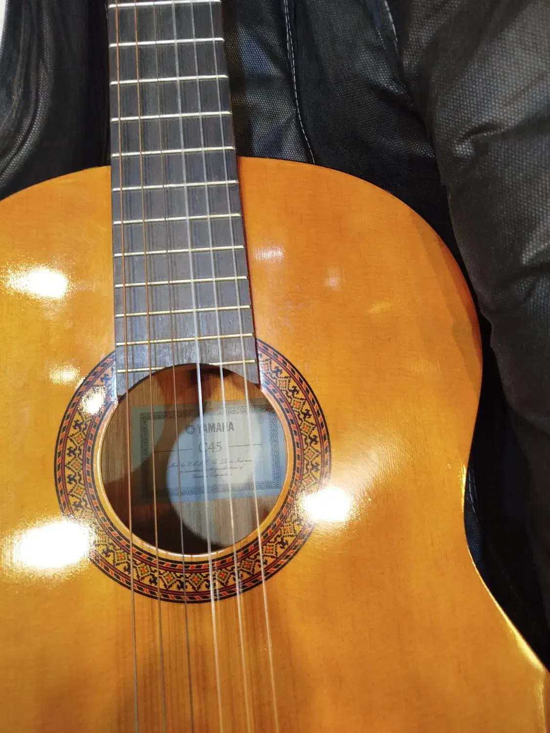 گیتار آکوستیک یاماها C45 اندونزی|گیتار، بیس، امپلیفایر|اردبیل, |دیوار