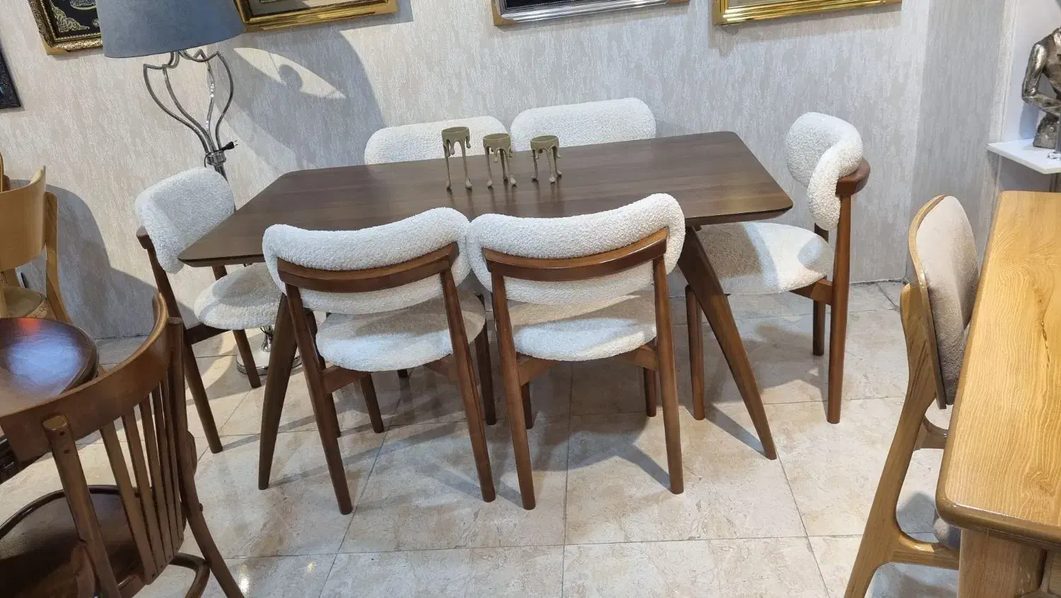 میز غذاخوری مدرن چوب راش با ضمانت|میز و صندلی غذاخوری|همدان, |دیوار