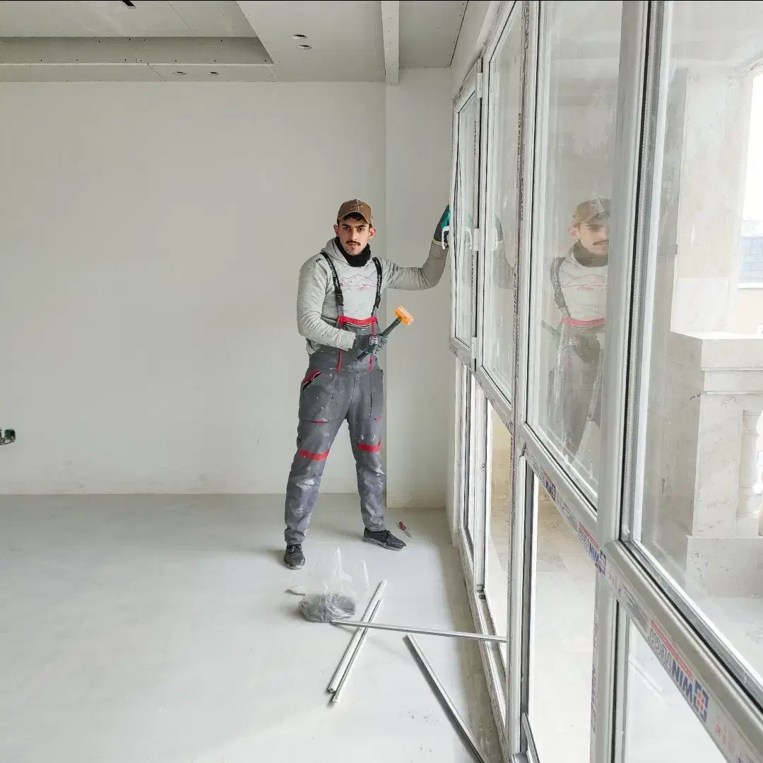 ریگلاژ نصب تولید درب و پنجره دوجداره upvc توری|خدمات پیشه و مهارت|فردیس, ثابتی|دیوار