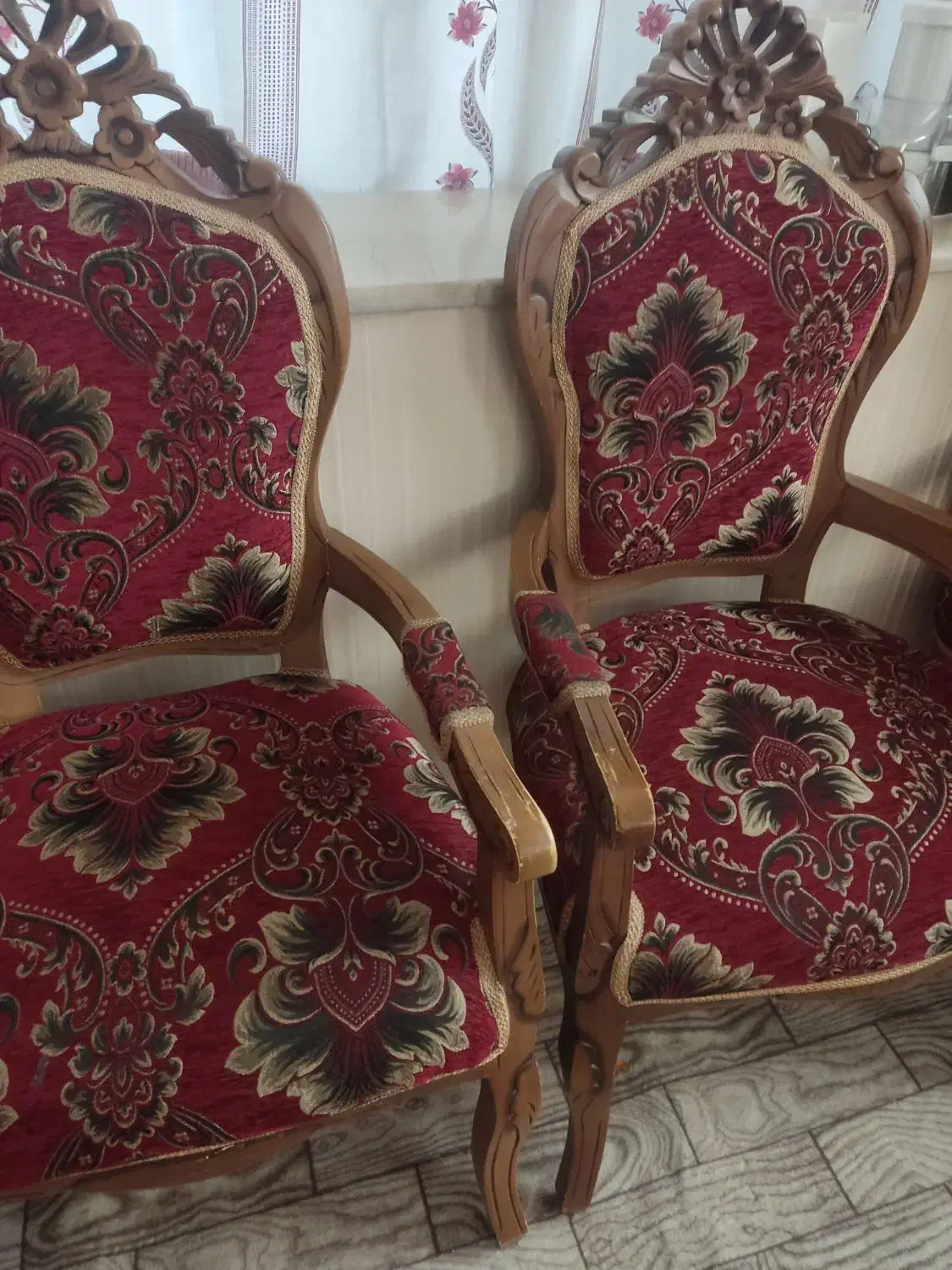 صندلی دسته دار|میز و صندلی غذاخوری|کرمان, |دیوار