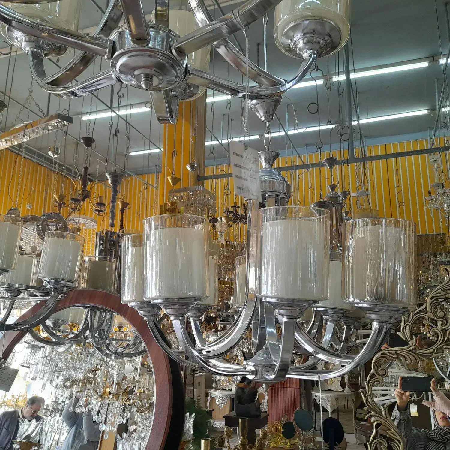 لوستر ترنج|لوستر و چراغ آویز|کرمانشاه, |دیوار