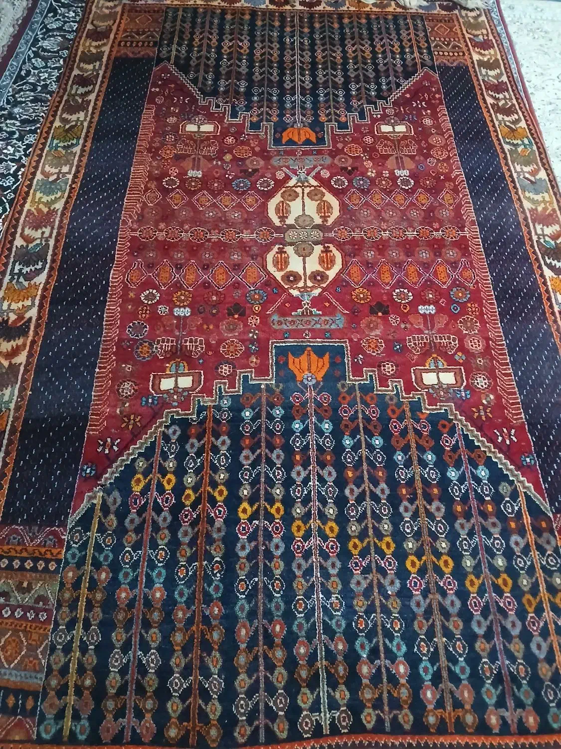 فرش ۶ متری دستباف|فرش|زاهدان, |دیوار